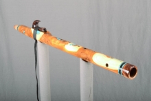 Russian Olive Native American Flute, Hitzaz, Mid A-4, #L21G (7)